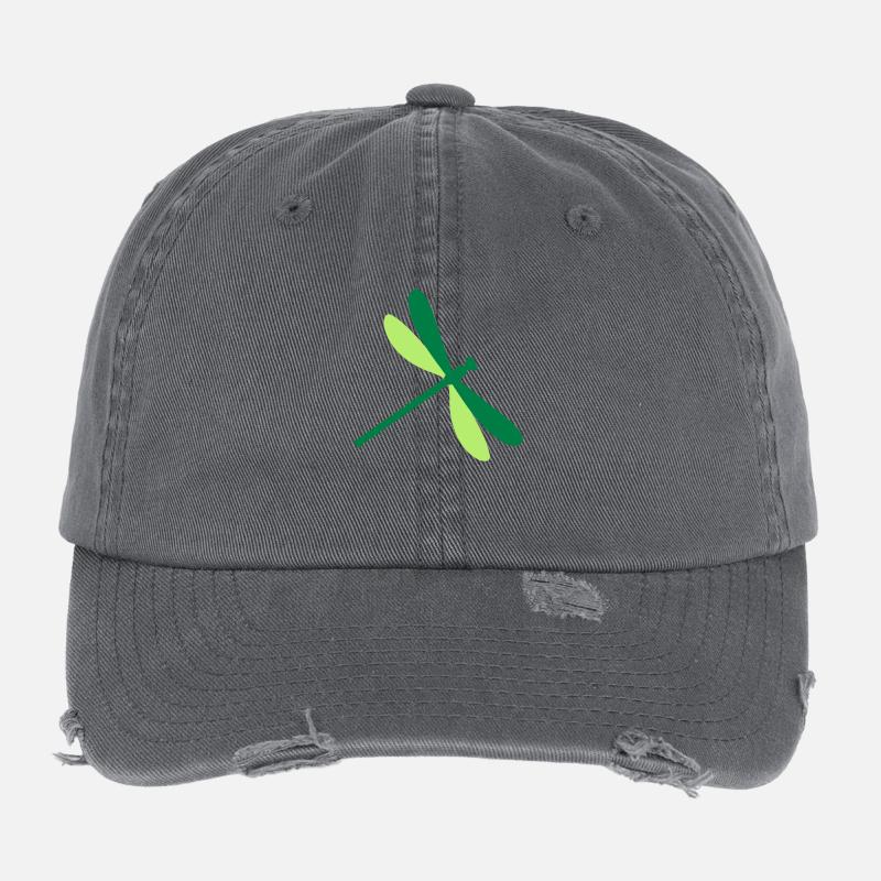 Dragonfly Flexfit Vintage Destroyed Cap