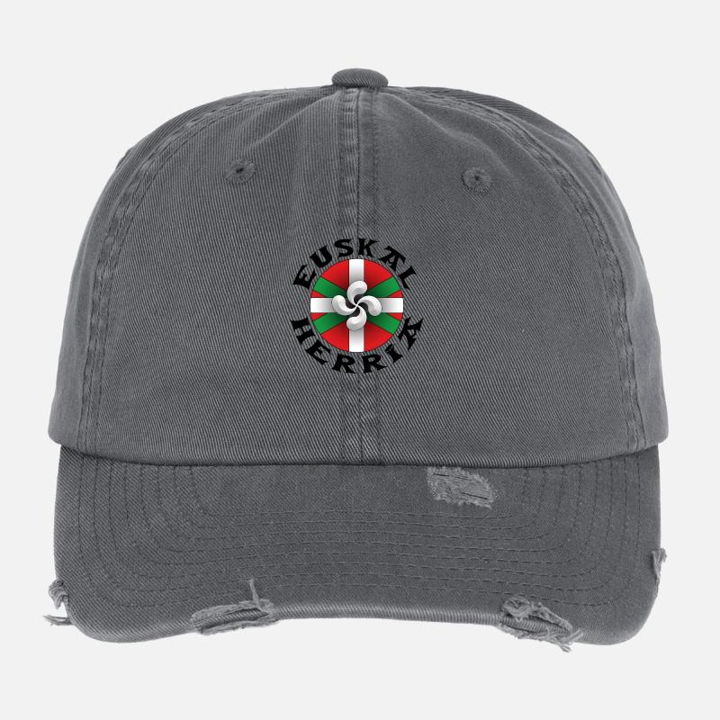 Baskische Land Entwurf 116 Flexfit Vintage Destroyed Cap