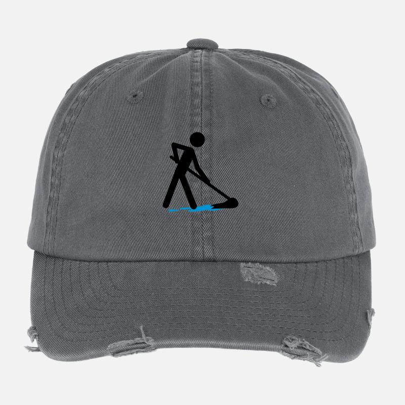 Cleaning The Floor Flexfit Vintage Destroyed Cap