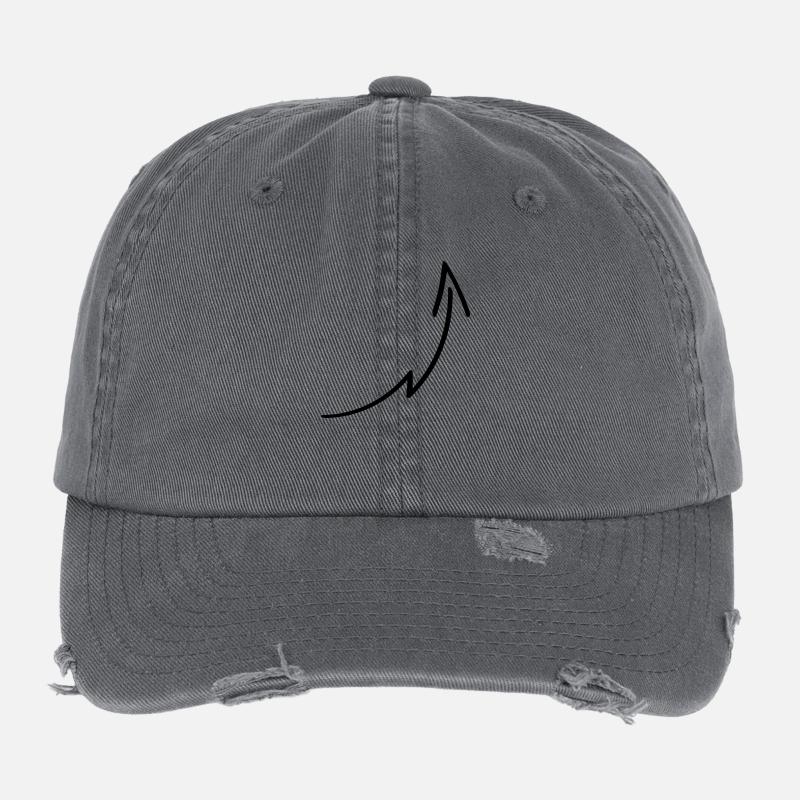 Arrow Design Flexfit Vintage Destroyed Cap