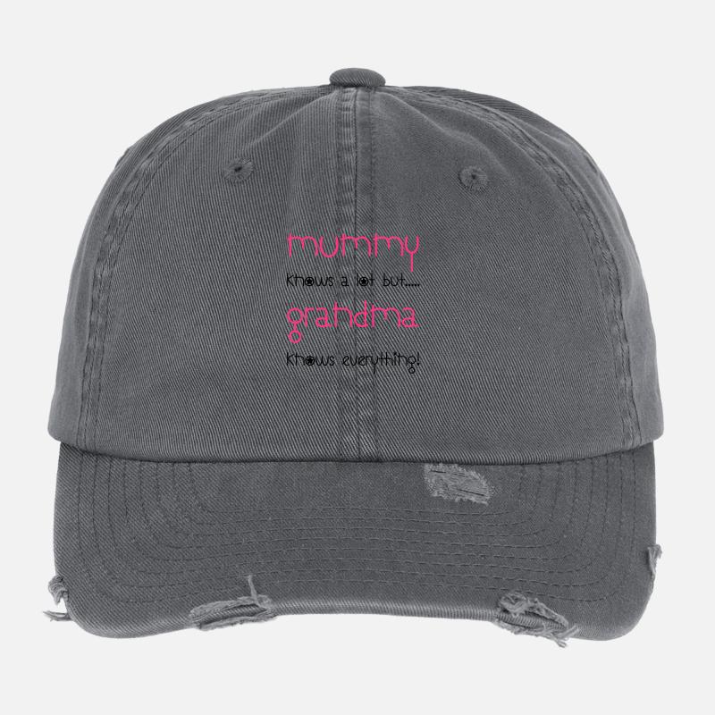 Grandma Casquette vintage effet usé Flexfit