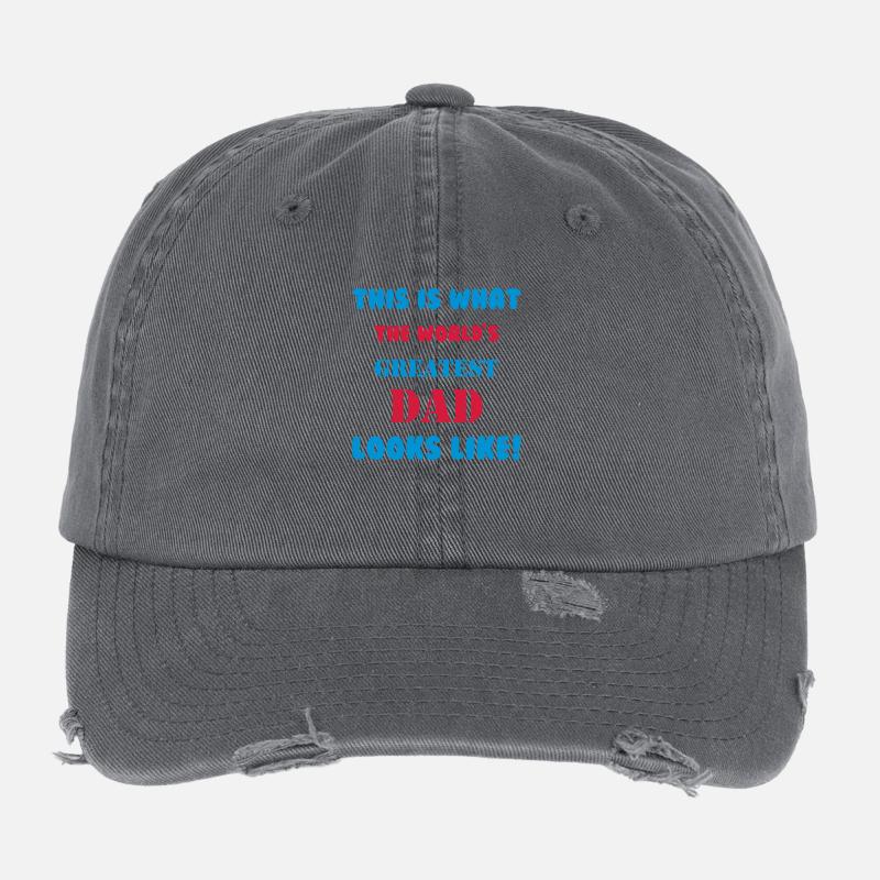 Greatest Dad Casquette vintage effet usé Flexfit