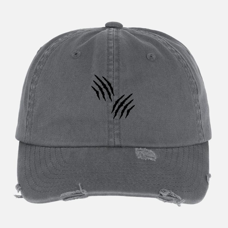 Égratignure Casquette vintage effet usé Flexfit