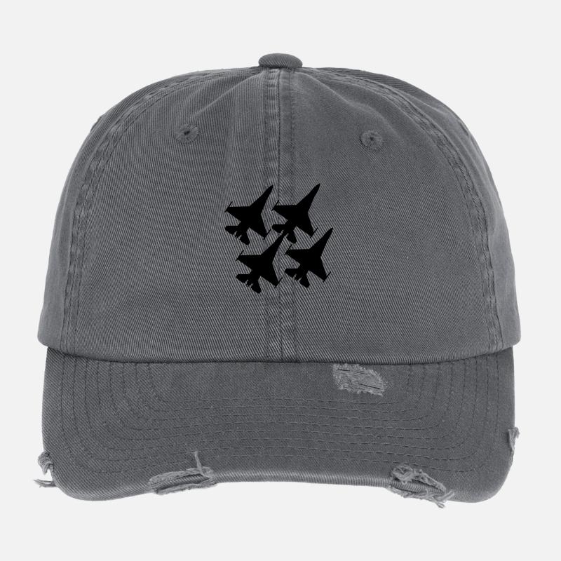 f16 Flexfit Vintage Destroyed Cap