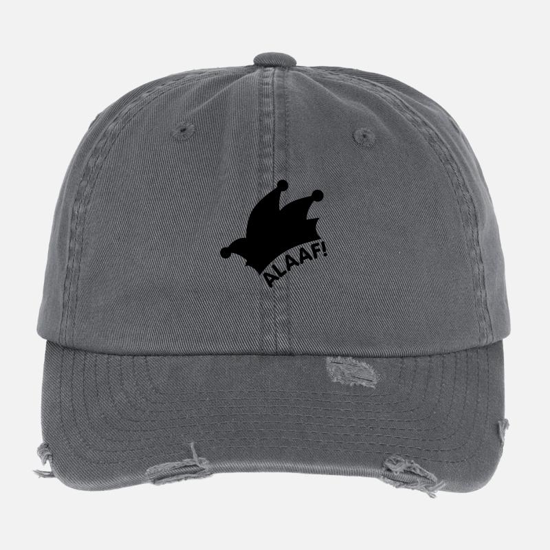 Alaaf / Fasching / Narrenkappe Flexfit Vintage Destroyed Cap