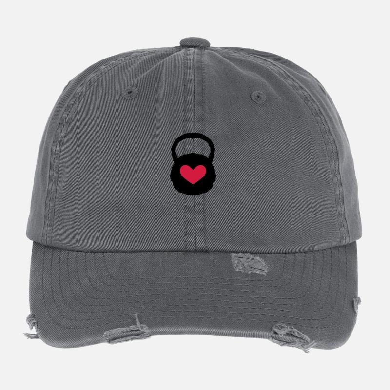 Entraînement cardio-training Casquette vintage effet usé Flexfit