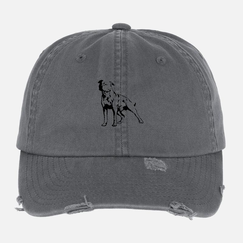 Staffordshire Terrier Casquette vintage effet usé Flexfit