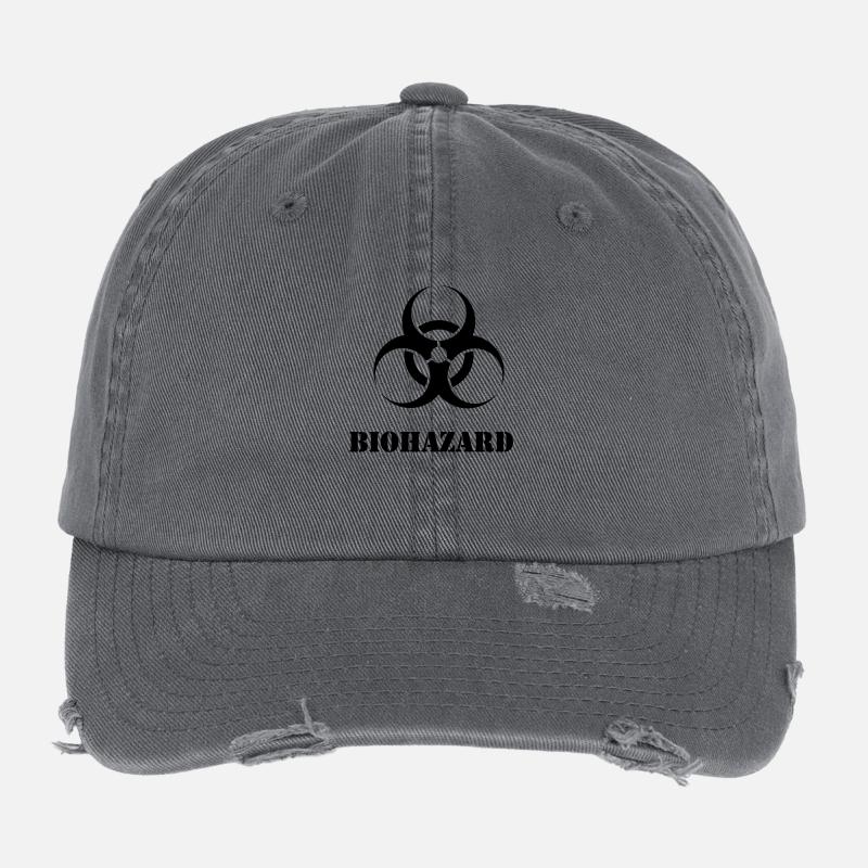 biohazard Flexfit Vintage Destroyed Cap