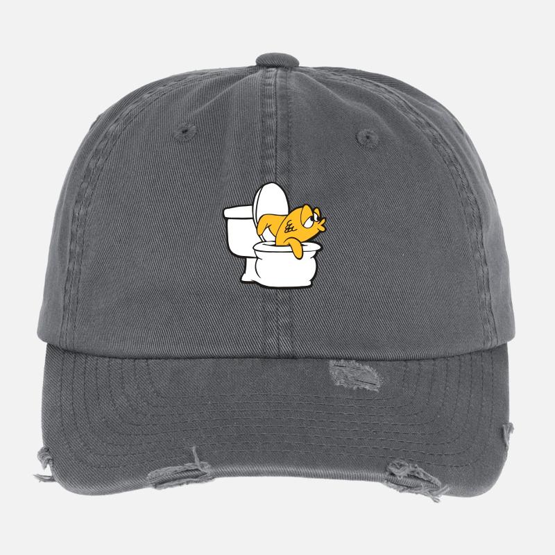 Fish Flexfit Vintage Destroyed Cap