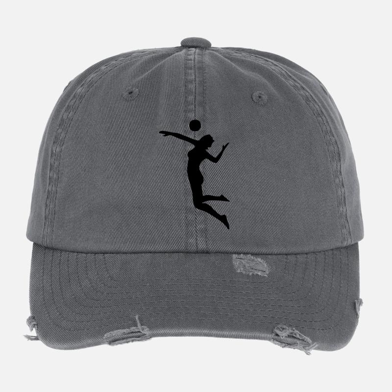 Volleyball Flexfit Vintage Destroyed Cap