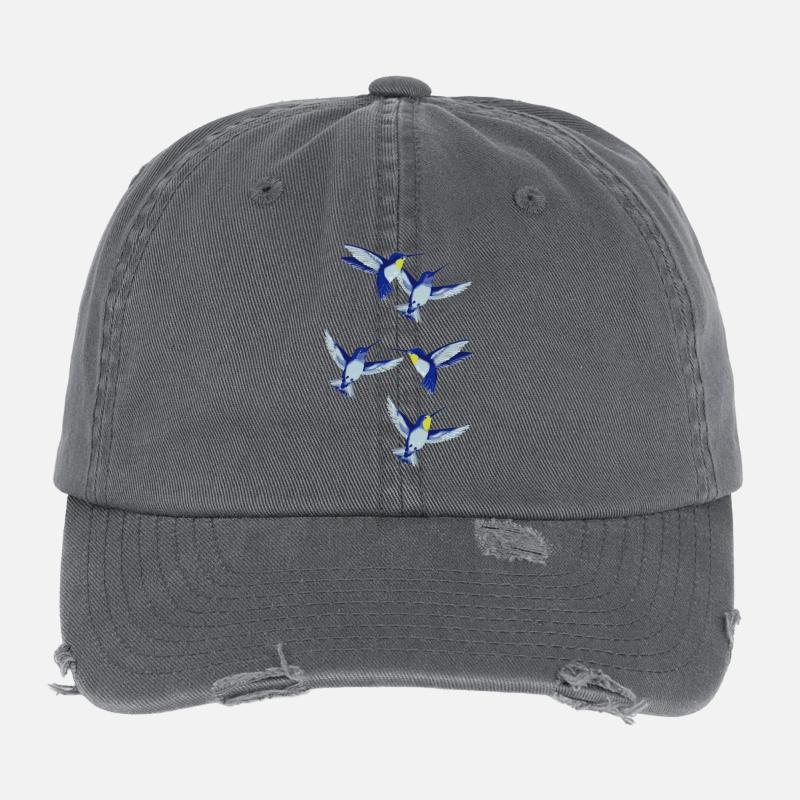 humming-bird Flexfit Vintage Destroyed Cap