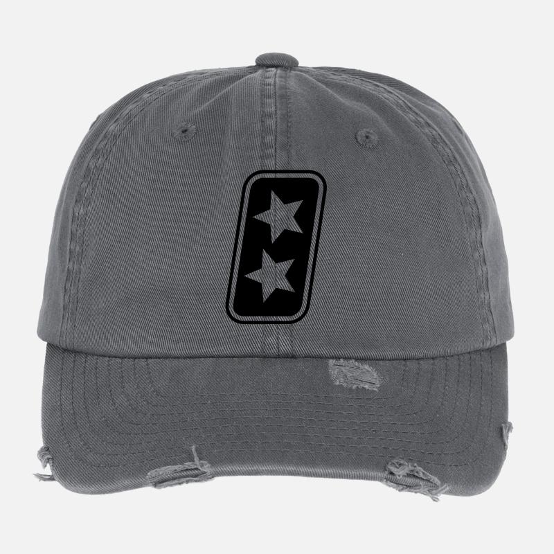 Startnummer 8 Flexfit Vintage Destroyed Cap