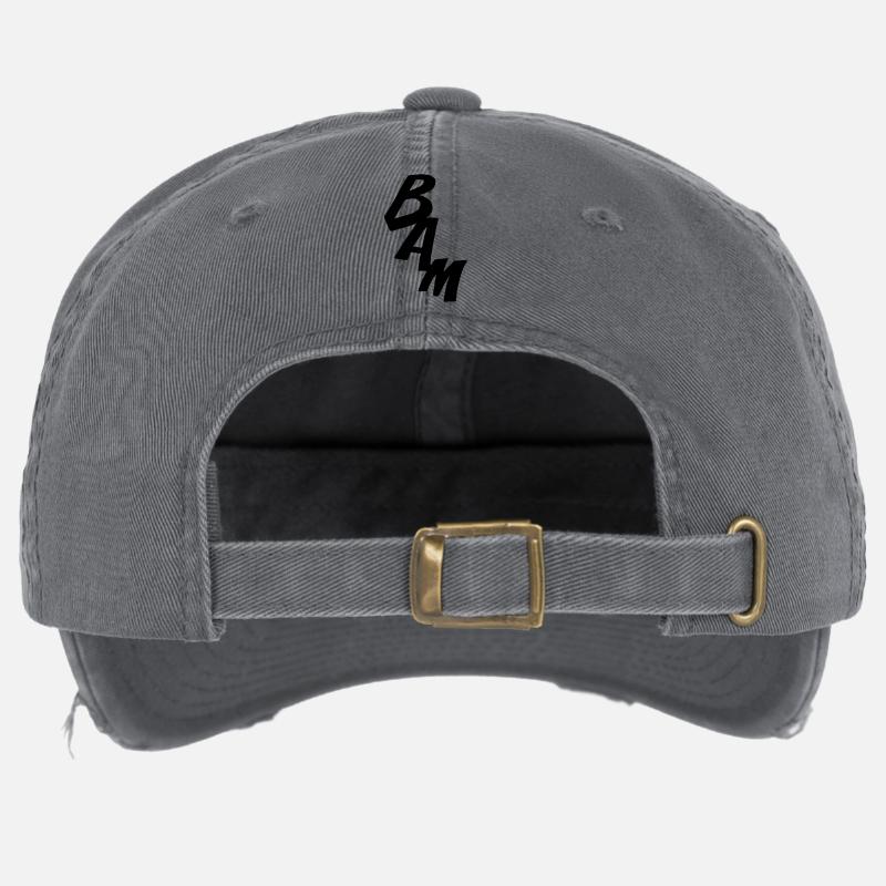 BAM - Cartoon-style Casquette vintage effet usé Flexfit