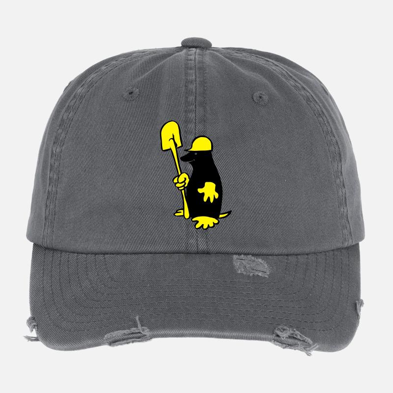 Maulwurf Flexfit Vintage Destroyed Cap