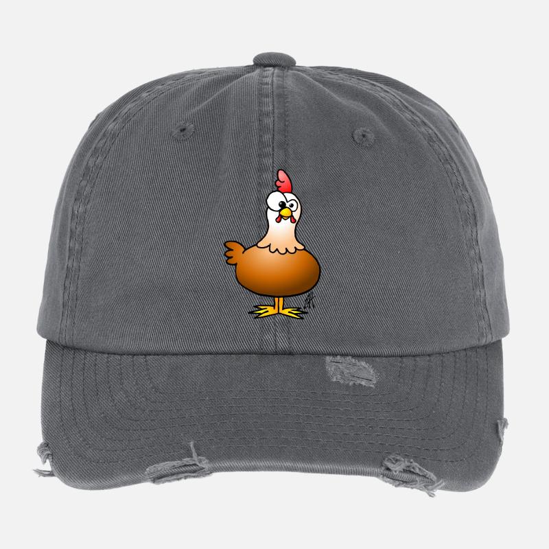 Chicken - Hen Flexfit Vintage Destroyed Cap
