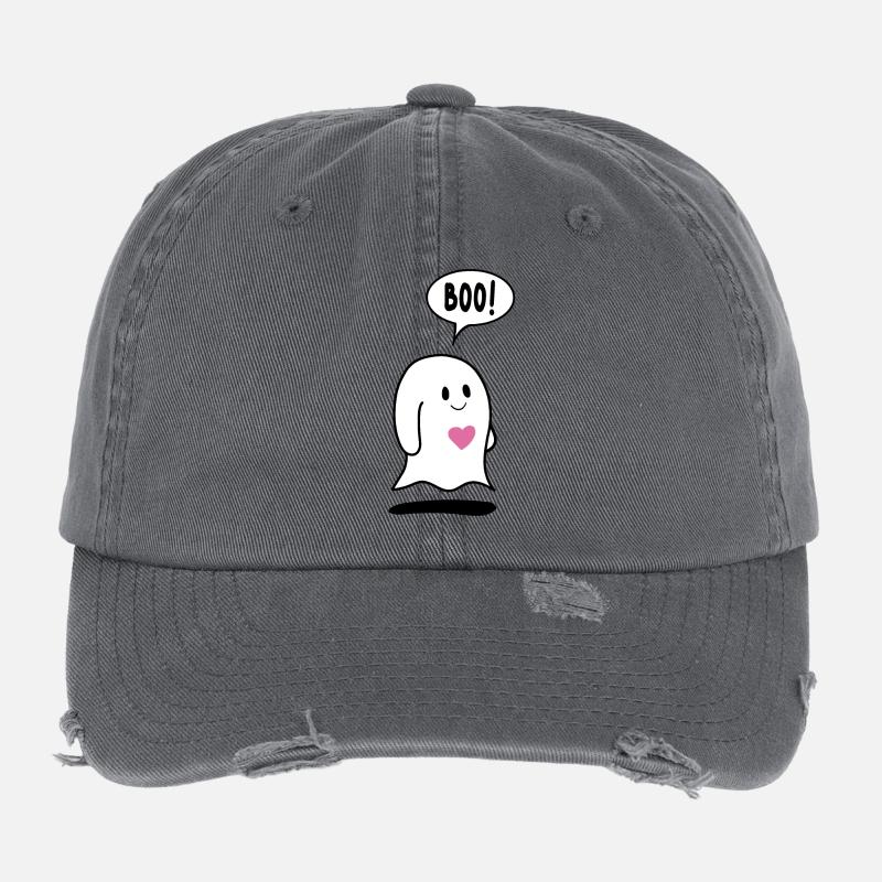 Kleiner Geist, Geist mit Herz Flexfit Vintage Destroyed Cap