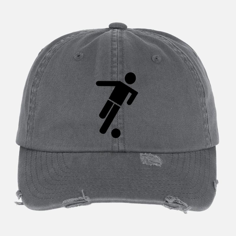 Soccer player Flexfit Vintage Destroyed Cap