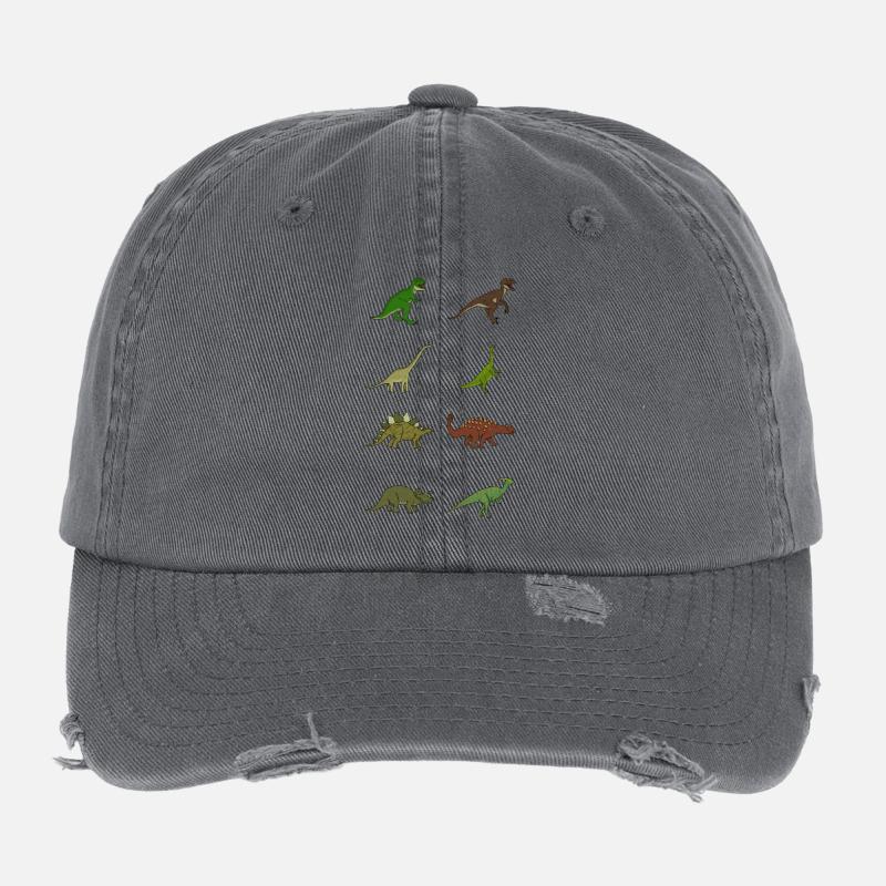 Dinosaurs Flexfit Vintage Destroyed Cap