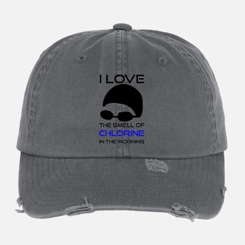 Natation Sort chlore odeur Casquette vintage effet usé Flexfit