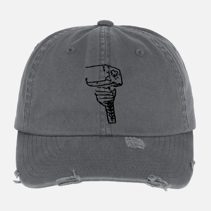 Thor's Hammer Flexfit Vintage Destroyed Cap
