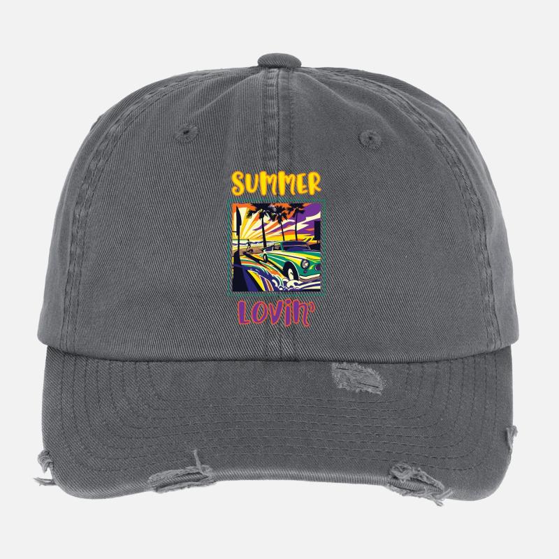 Lovin' d’été Casquette vintage effet usé Flexfit