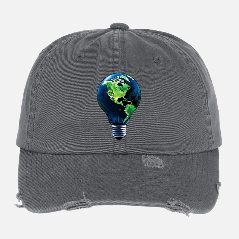 Glühbirne Welt Flexfit Vintage Destroyed Cap