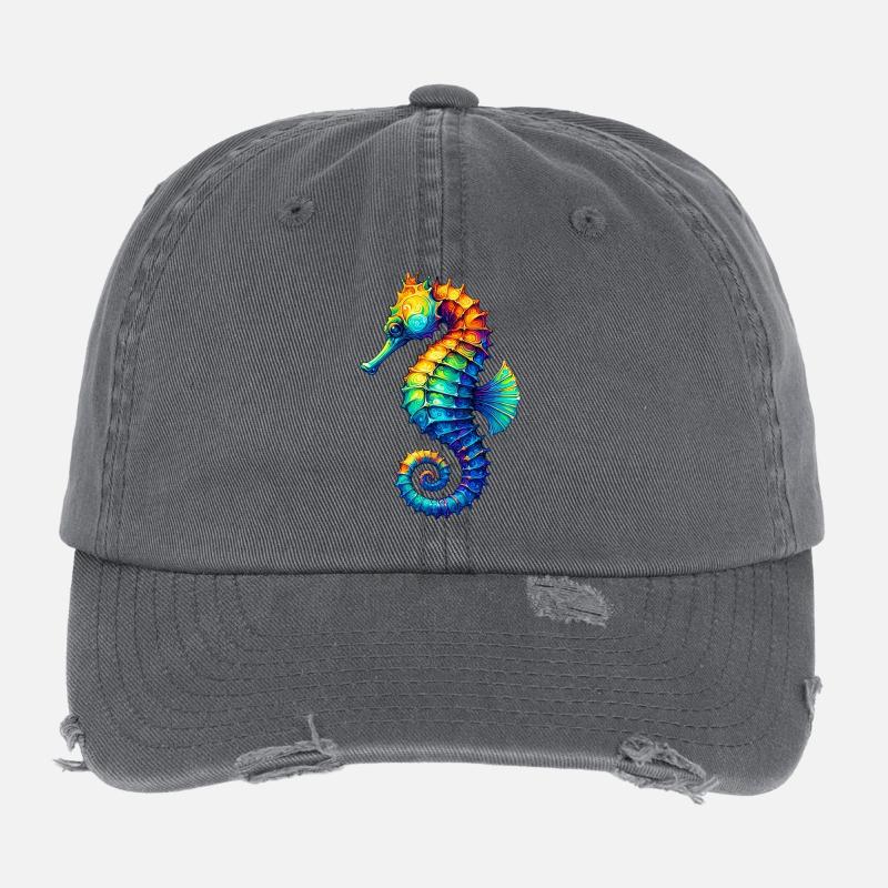 Seepferdchen Flexfit Vintage Destroyed Cap