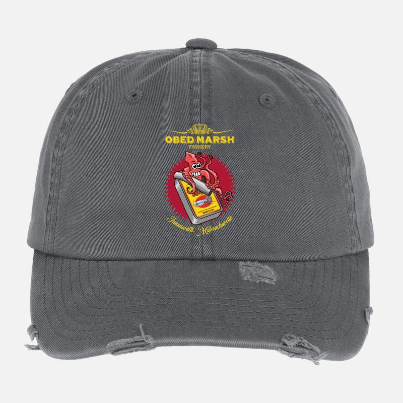 OBED MARSH Devil Reef fishery Flexfit Vintage Destroyed Cap