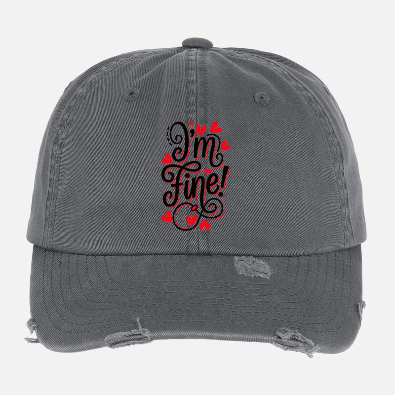 Im Fine Flexfit Vintage Destroyed Cap