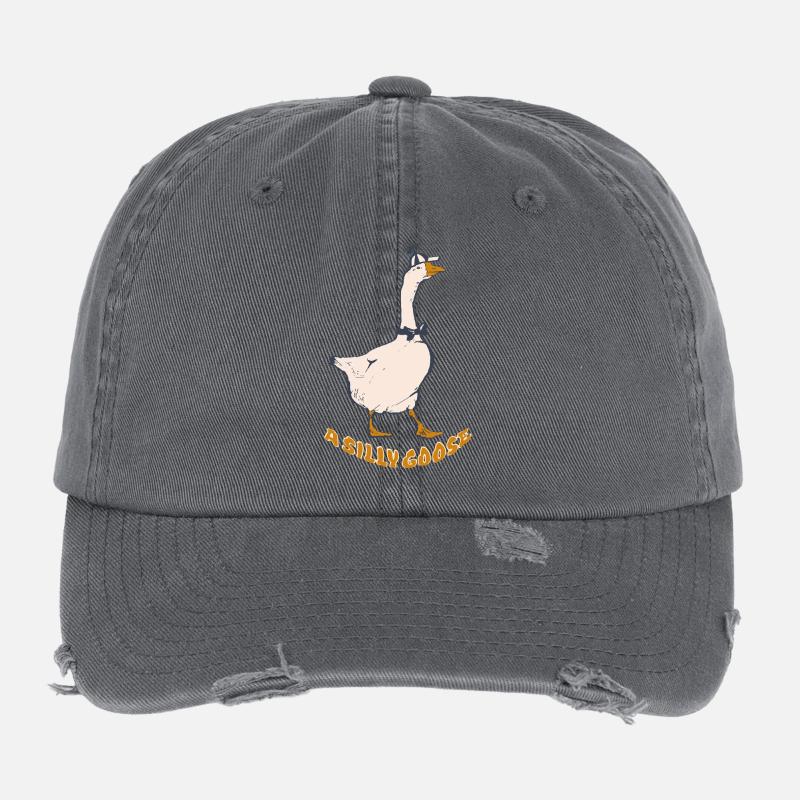 DIE DUMME GANS Flexfit Vintage Destroyed Cap