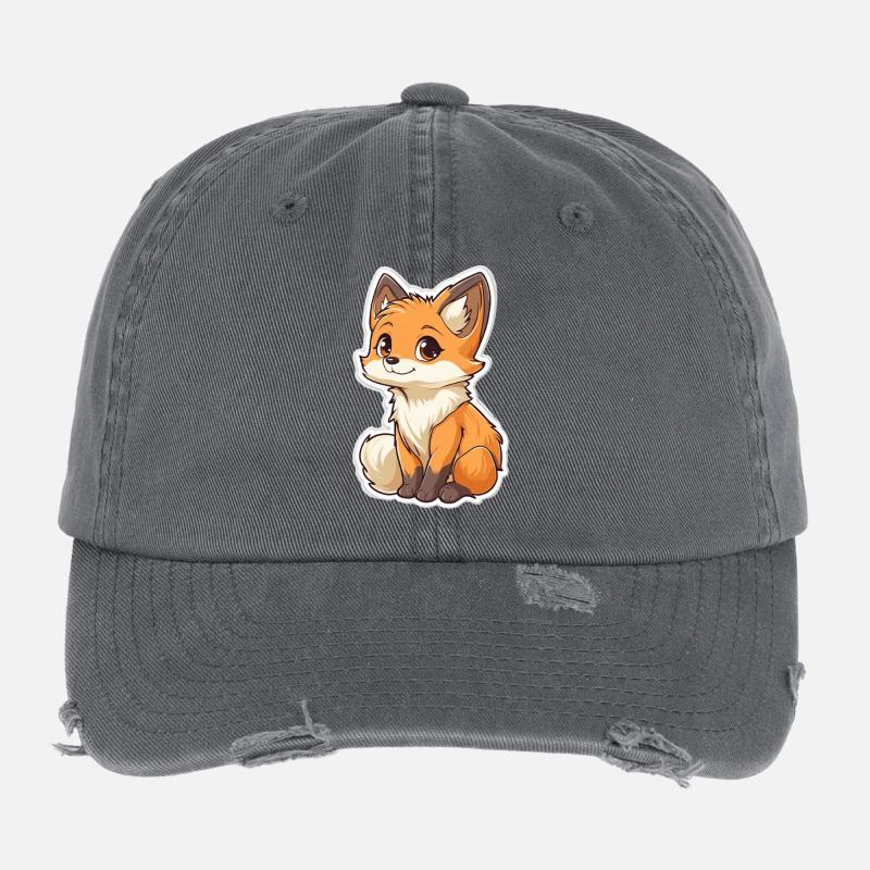 Fuchs Flexfit Vintage Destroyed Cap