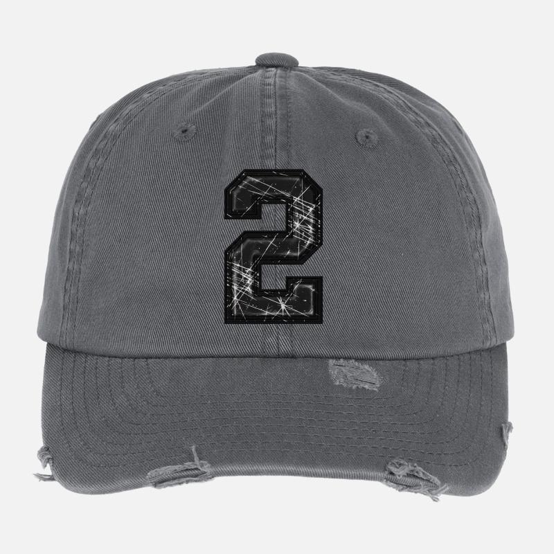 2 rayés Casquette vintage effet usé Flexfit