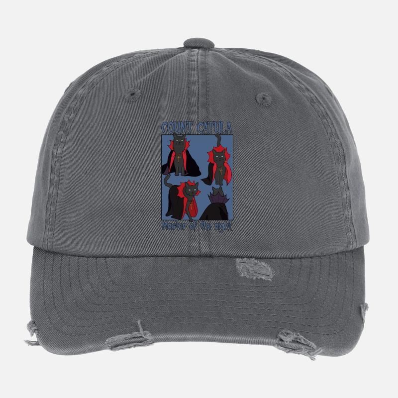Comte Catula Maître de la Nuit Casquette vintage effet usé Flexfit