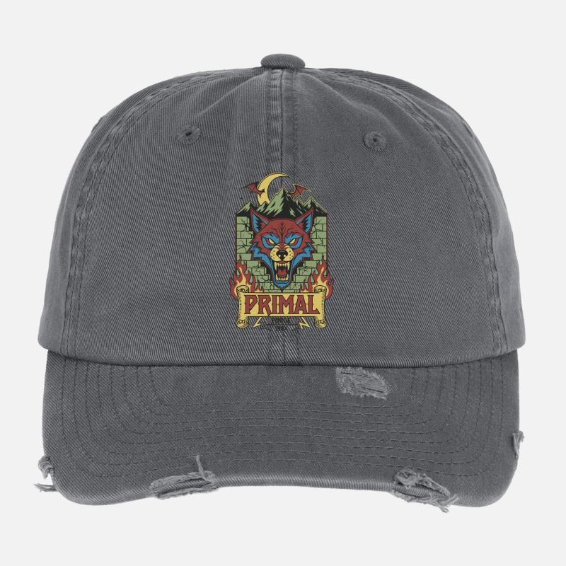 Primal Wolf Forge 1984 Flexfit Vintage Destroyed Cap