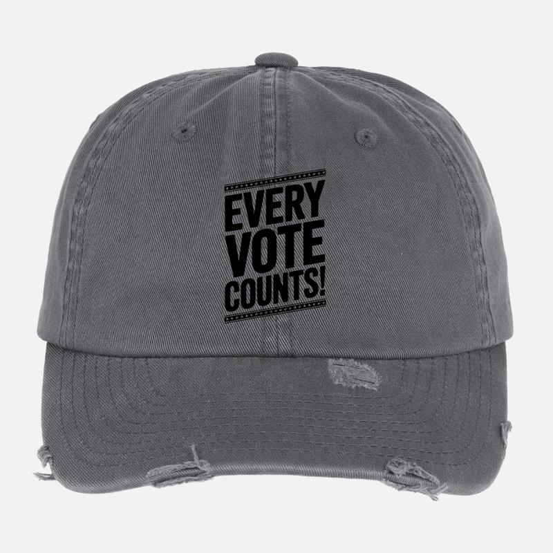 Chaque vote compte Casquette vintage effet usé Flexfit