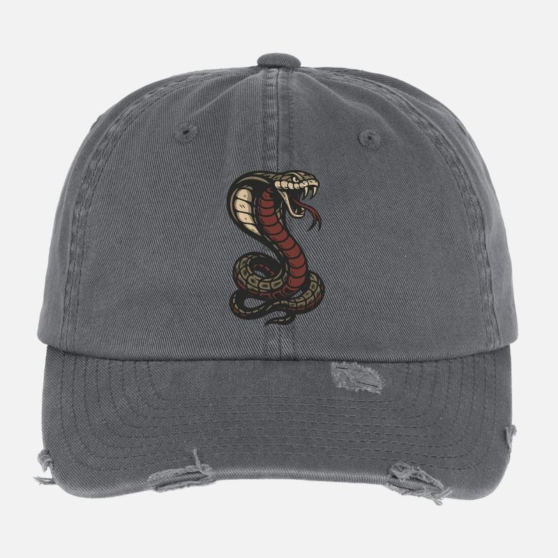 Cobra Tribal Style Casquette vintage effet usé Flexfit