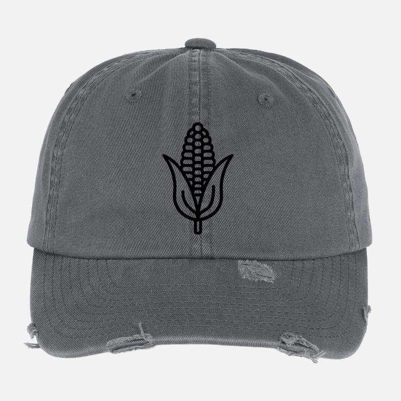 corn on the cob Flexfit Vintage Destroyed Cap