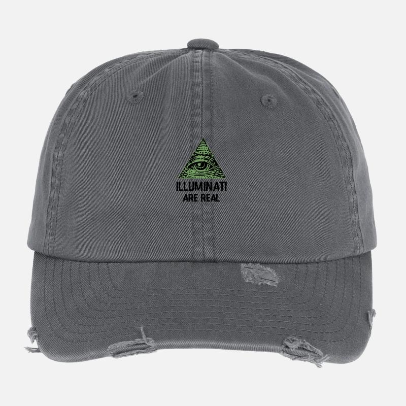 Illuminati Flexfit Vintage Destroyed Cap