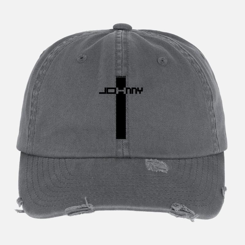 JOHNNY IMMER H Flexfit Vintage Destroyed Cap