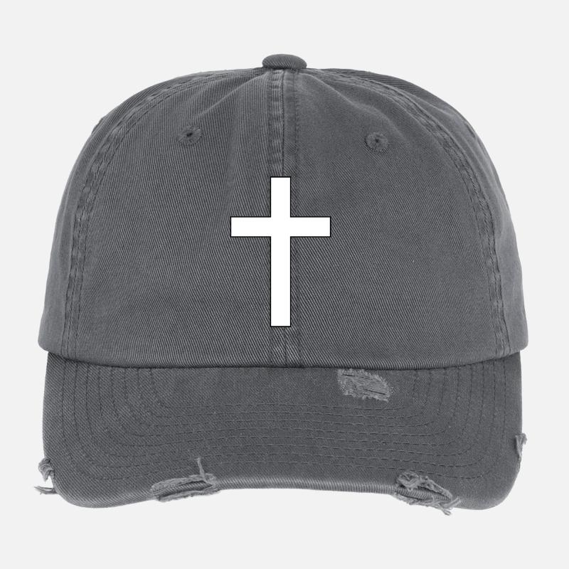 cross Flexfit Vintage Destroyed Cap