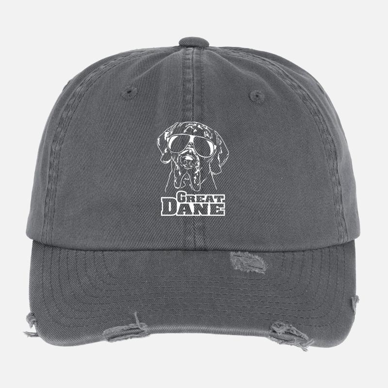 GREAT DANE cool Flexfit Vintage Destroyed Cap