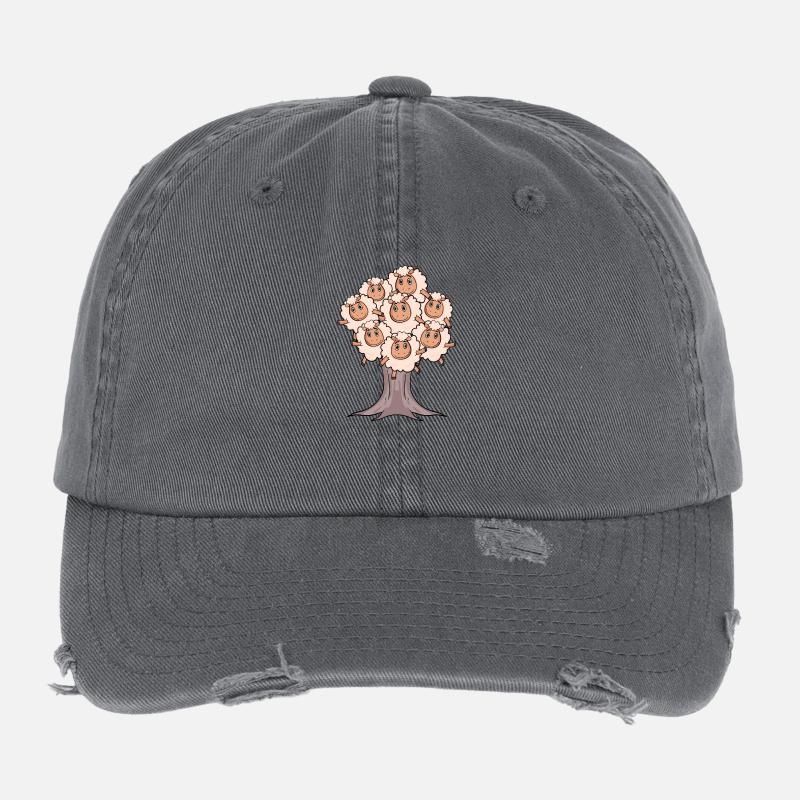 Cotton Flexfit Vintage Destroyed Cap
