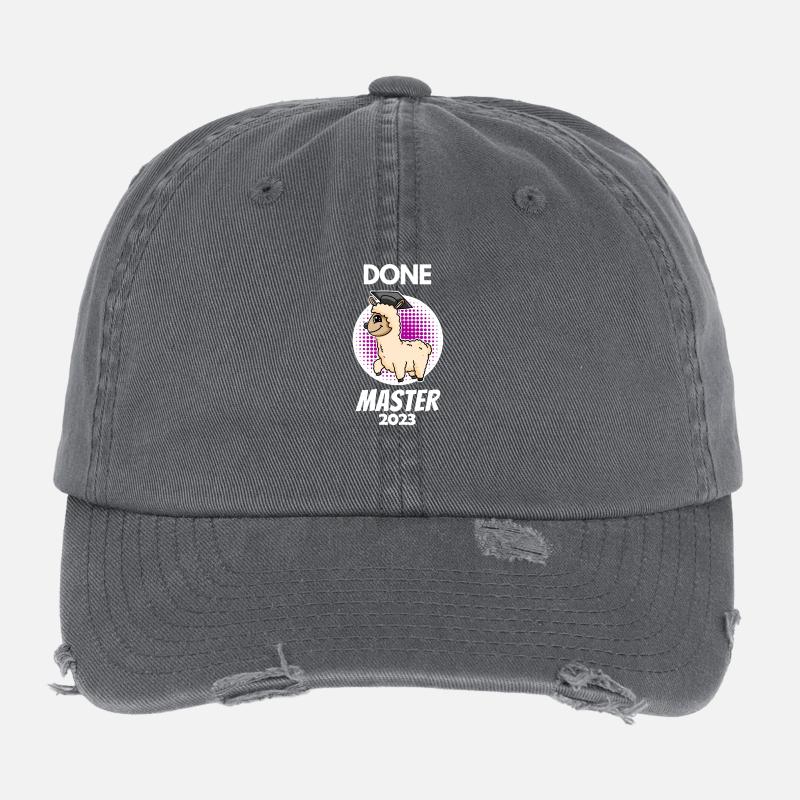Master 2023 - Master abgeschlossen Flexfit Vintage Destroyed Cap