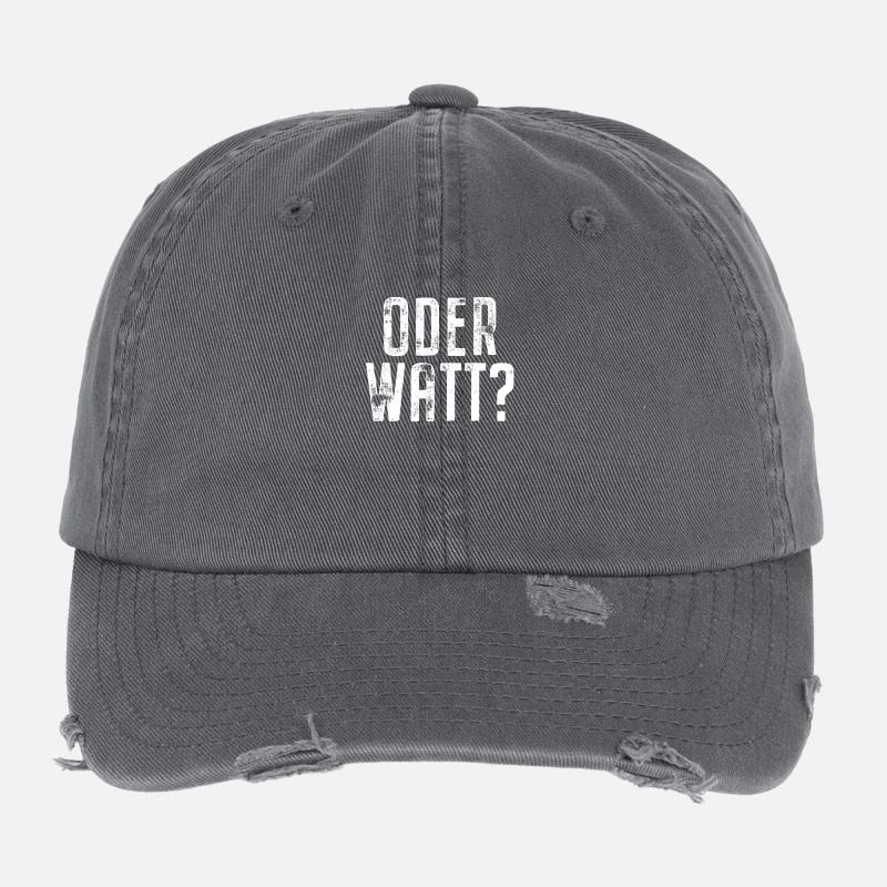Oder Watt Hömma Ruhrgebiet Dortmund Essen Ruhrpott Flexfit Vintage Destroyed Cap
