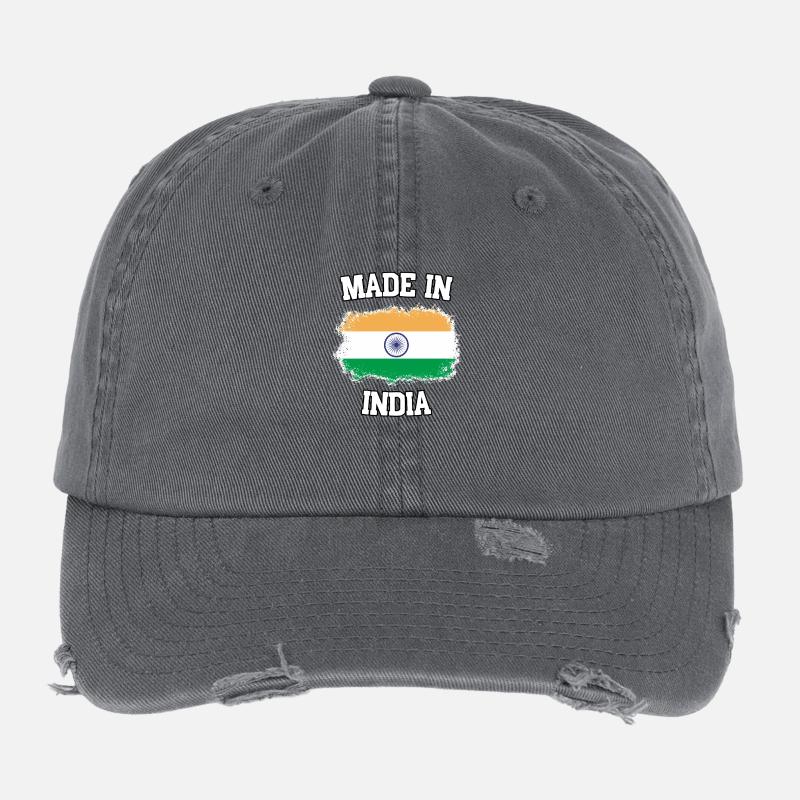 Fabriqué en Inde Casquette vintage effet usé Flexfit