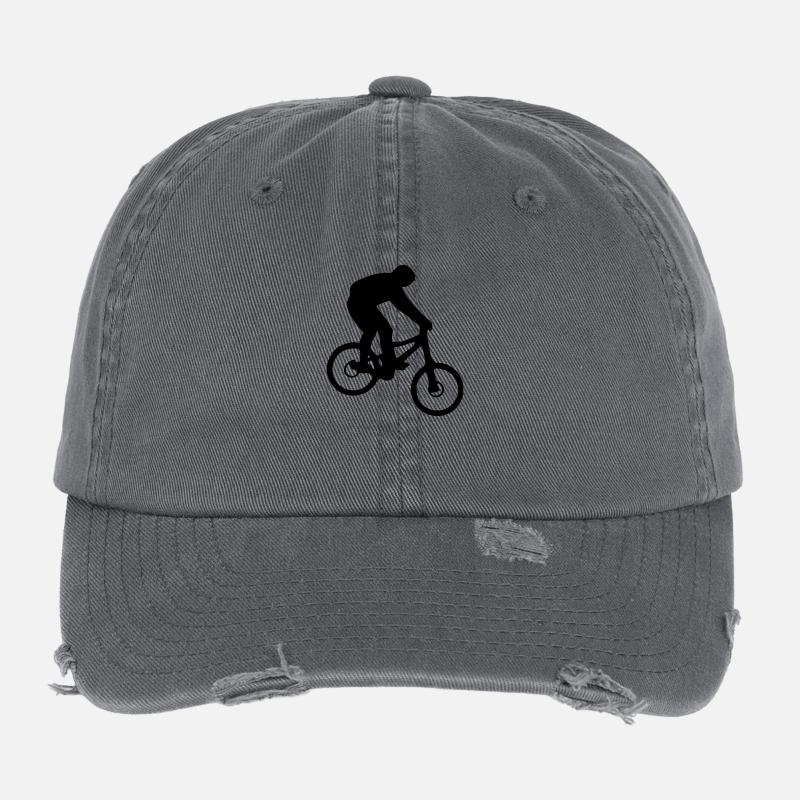 all_mountain_biker Flexfit Vintage Destroyed Cap