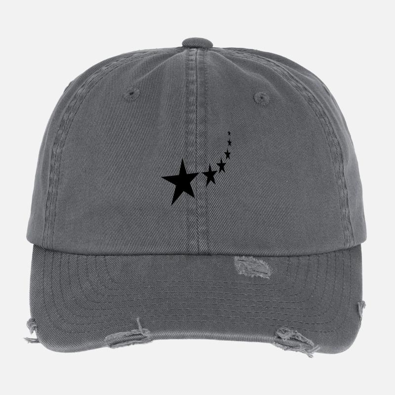 shooting star Flexfit Vintage Destroyed Cap