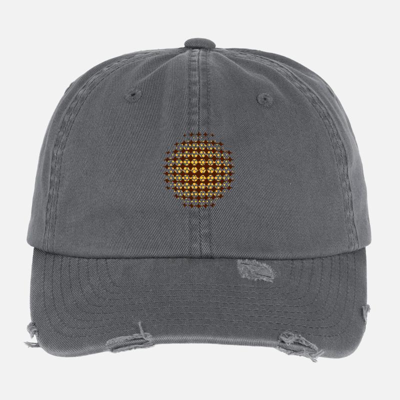 FUNKY DISCO SPACE SUPERNOVA - by toneyshirts.de Flexfit Vintage Destroyed Cap