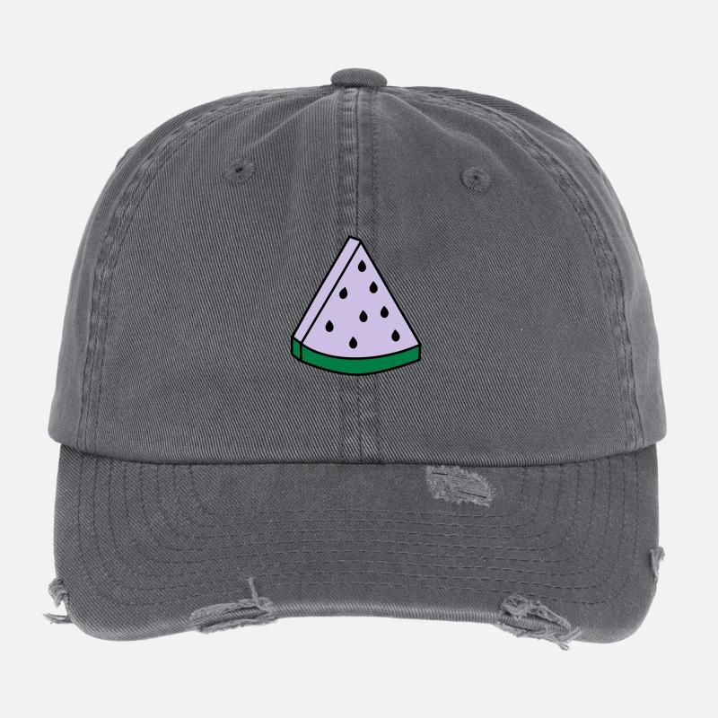 watermelon Flexfit Vintage Destroyed Cap