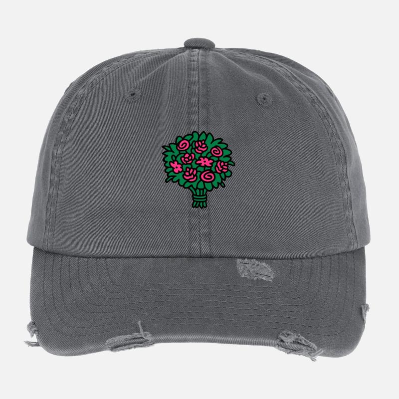 Blumenstrauß 3 Flexfit Vintage Destroyed Cap